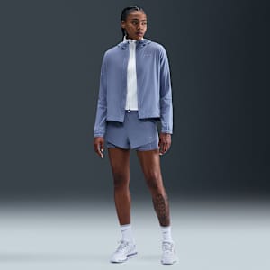 Shorts de correr Dri-FIT de tiro medio 2 en 1 para mujer Nike Swift