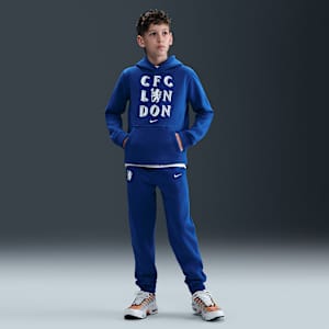 Chelsea F.C. Club Older Kids' (Boys') Nike Football Fleece Joggers