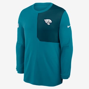Jacksonville Jaguars Sideline Coach Men's Nike Dri-FIT NFL Long-Sleeve Top