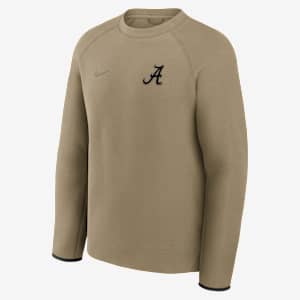 Alabama Tech Fleece Men's Nike College Pullover Crew