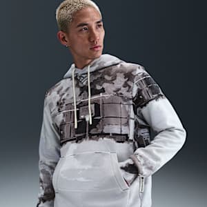 เสื้อมีฮู้ดบาสเก็ตบอลแบบสวมผู้ชาย Therma-FIT Nike Standard Issue