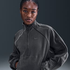 Camiseta Therma-FIT de medio cierre para mujer Nike One