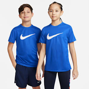 Nike Dri-FIT Trophy Older Kids' Graphic Short-Sleeve Training Top
