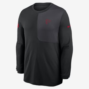 Atlanta Falcons Sideline Coach Men's Nike Dri-FIT NFL Long-Sleeve Top