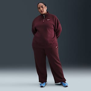 Nike Sportswear Phoenix Fleece Women's High-Waisted Trousers (Plus Size)