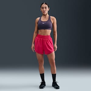 Shorts Dri-FIT holgados de 8 cm con forro de ropa interior para mujer Nike One