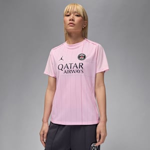 Paris Saint-Germain Academy Pro Dördüncü Jordan Dri-FIT Maç Öncesi Kadın Futbol Üstü