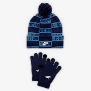 Conjunto de gorro Printed Apex de dos piezas para niño talla grande Nike Club