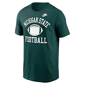 Playera universitaria Nike para hombre Michigan State Spartans Legacy Football Icon