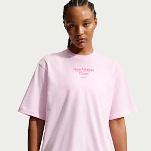 Playera de corte cuadrado para mujer Nike Cheer