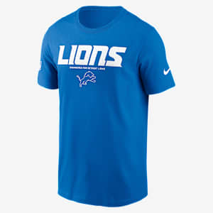 Detroit Lions Sideline Team Issue Men's Nike Dri-FIT NFL T-Shirt