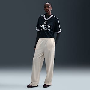 Nike Sportswear Women's Mid-Rise Loose Jacquard Striped Track Pants
