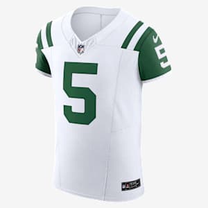 Jersey de fútbol americano Nike Dri-FIT de la NFL Elite para hombre Garrett Wilson New York Jets
