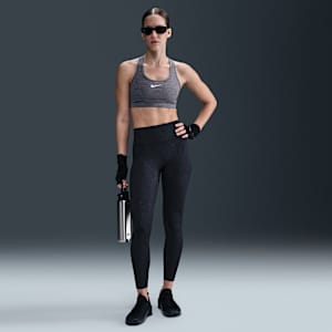 Leggings de cintura alta sin costura delantera de 7/8 florales para mujer Nike Universa