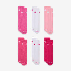 Nike Dri-FIT Performance Basics Big Kids' Crew Socks (6 Pairs)