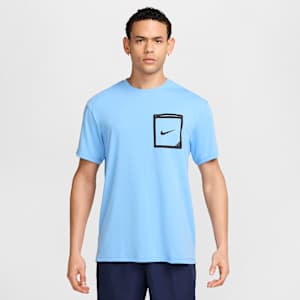 Playera de manga corta para hombre Nike Swim Hydroguard