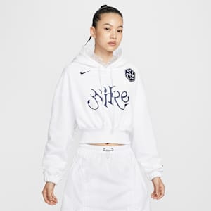 Nike Sportswear Women's Oversized Cropped French Terry Pullover Hoodie