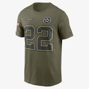 Emmitt Smith Dallas Cowboys Salute To Service Men’s Nike NFL T-Shirt