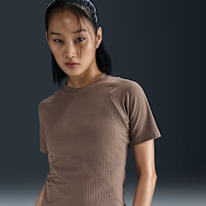 ナイキ ゼンビー リブ ウィメンズ Dri-FIT ショートスリーブ トップ
