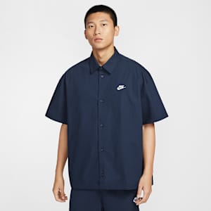 Nike Club Men's Short-Sleeve Button-Up Shirt