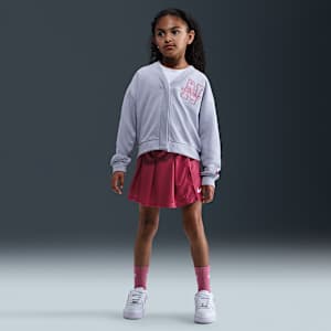 Conjunto de skort de dos piezas para niños talla pequeña Nike Varsity Prep