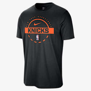 Playera de entrenamiento Nike de la NBA para hombre New York Knicks