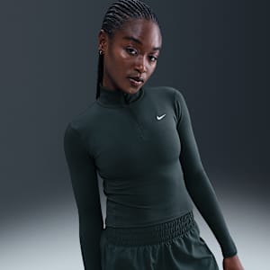 Vêtement deuxième couche Dri-FIT à 1/4 de zip Nike One Fitted pour femme