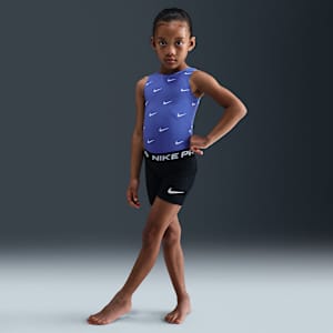 Leotardo con Swoosh repetido Nike Gymnastics