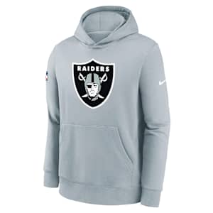 Las Vegas Raiders Sideline Club Big Kids' Nike NFL Pullover Hoodie