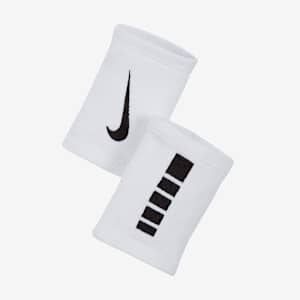 Muñequeras de doble ancho Nike Elite (paquete de 2)
