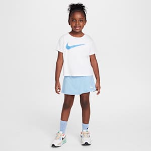 Conjunto de dos piezas de scooter de malla Swoosh Motion infantil Nike Dri-FIT