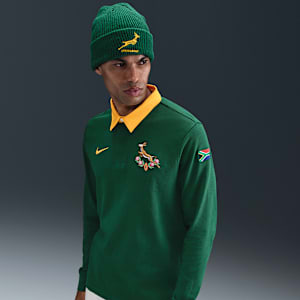 Springboks Men's Nike Rugby Home Long-Sleeve Top