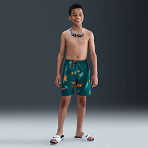 Shorts de vóleibol de 18 cm con forro de ropa interior para niño talla grande Nike Swim Breaker