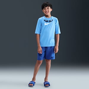 Shorts de vóleibol de 18 cm para niño Nike Swim Logo Tape Lap
