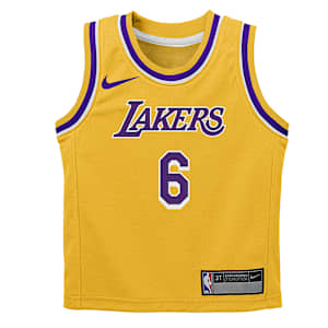 LeBron James Los Angeles Lakers Icon Edition Older Kids' (Boys') Nike NBA Jersey and Shorts Box Set