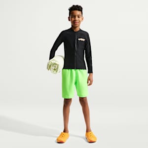 나이키 스윔 브레이커 주니어(남아) 7인치 브리프 라인드 발리 쇼츠