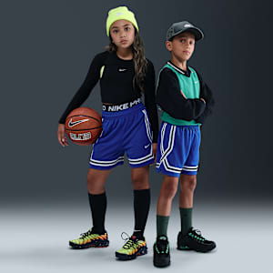 Shorts de básquetbol Dri-FIT de 13 cm para niños talla grande Nike Crossover
