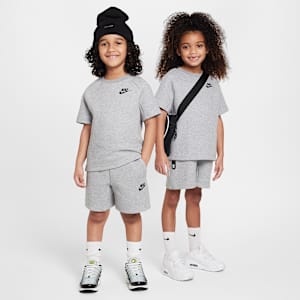 Nike Little Kids' Tech Fleece Tee and Shorts Set
