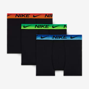 Ropa interior hasta la pretina para niños talla grande (paquete de 3) Nike Dri-FIT Ombre
