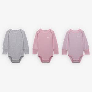 Nike Baby Essentials Body de manga larga (3 unidades) - Bebé