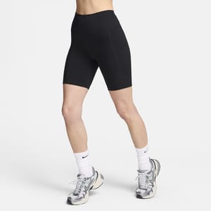 Nike One Women's High-Waisted 8" Biker Shorts with Pockets