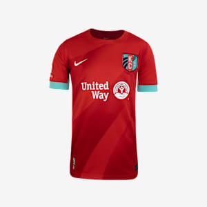 KC Current 2025 Stadium Home Big Kids' Nike Dri-FIT NWSL Replica Jersey