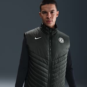 FC Chelsea Windrunner Nike Therma-FIT mittelschwere Fußball-Puffer-Weste (Herren)