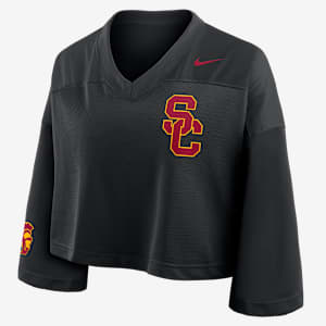 USC Jersey Women's Nike Dri-FIT College Cropped Top
