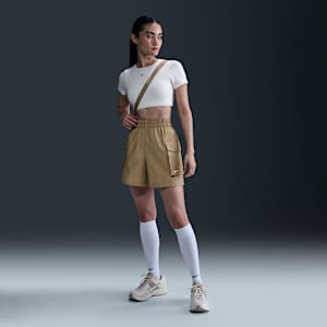 ナイキ スポーツウェア エッセンシャル ウーブン ウィメンズ ハイウエスト 13cm カーゴ ショートパンツ