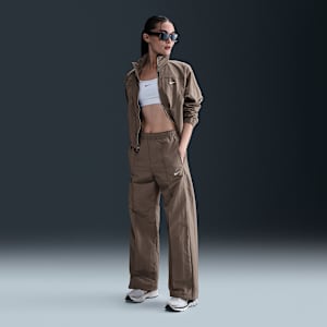 나이키 스포츠웨어 에브리씽 우븐 여성 미드라이즈 오픈 헴 팬츠