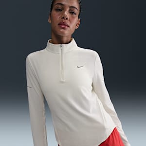 Nike Swift Dri-FIT UV-Laufoberteil mit Viertelreißverschluss (Damen)
