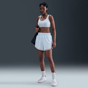 Shorts Dri-FIT holgados de 8 cm con forro de ropa interior para mujer Nike One