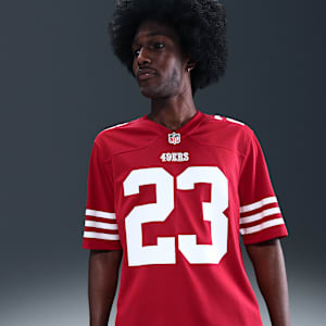 Maillot de football américain NFL San Francisco 49ers (Christian McCaffrey) pour homme