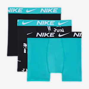 Nike Dri-FIT Essentials Big Kids' Printed Boxer Briefs (3-Pack)